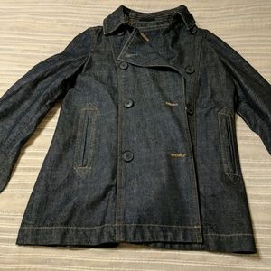 Gap double breasted jean jacket